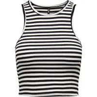 ONLY Haut 'ONLBelia' noir / blanc