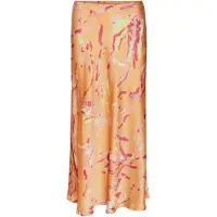 Vero Moda Jupe 'HEART OLI' jaune clair / violet pastel / orange clair / fuchsia