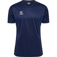 Hummel T-Shirt fonctionnel 'Authentic' marine / blanc