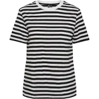Pieces T-shirt 'Ria' noir / blanc