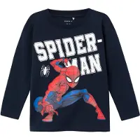 Name it T-Shirt 'Naza Spiderman' bleu / bleu marine / rouge / blanc