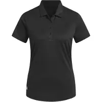 Adidas T-shirt fonctionnel 'Women's Solid Performance Short Sleeve Polo' noir