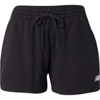 New Balance Pantalon de sport 'Essentials' noir / blanc