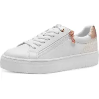 Tamaris Baskets basses or / blanc