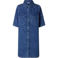 Noisy May Robe-chemise 'NEW SIGNE' bleu denim