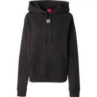 HUGO Sweat-shirt 'Delfinia' noir / blanc