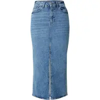 Vila Jupe 'Jaf' bleu denim