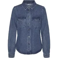 Vero Moda Chemisier 'VMJennie' bleu denim
