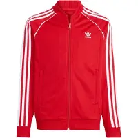 Adidas Originals Veste de survêtement 'Adicolor' rouge vif / blanc
