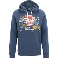Superdry Sweat-shirt 'Tokyo' opal / miel / rouge / blanc
