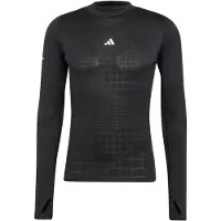 Adidas T-Shirt fonctionnel 'TECHFIT COLD.RDY Training Long Sleeve' noir / blanc