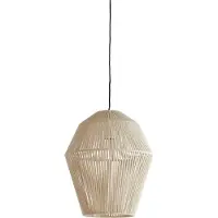 Light & Living - suspension - Deya - beige - jute - lampe en fil métallique - E27 - 2970643