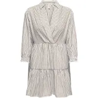ONLY Robe 'ASHA SARAH' olive / blanc