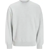 Jack & Jones Sweat-shirt 'JJECharge' blanc chiné