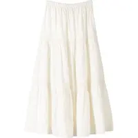 Bershka Jupe beige clair