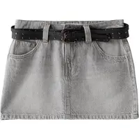 Bershka Jupe gris clair