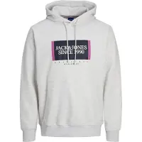 Jack & Jones Sweat-shirt 'Lafayette' rose / noir / blanc