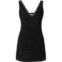 SHYX Robe de cocktail 'Samira' noir / noir chiné