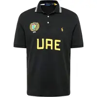 Ralph Lauren pour homme. 710944672001 Polo Classic Fit UEAE noir (L), Casuel, Coton, Manche courte