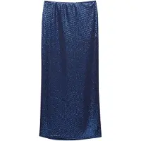 Pull&Bear Jupe bleu foncé