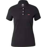 Levi's T-shirt 'Slim Polo Shirt' rouge / noir