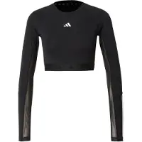 Adidas T-shirt fonctionnel 'Hyperglam' noir / blanc