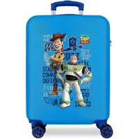 Joumma Bags pour garçon. 2451762 Valise cabine Toy Story rigide -38x55x20cm- bleu (OSFA), Fermeture éclair, Casuel, ABS/Polycarbonate, Marin