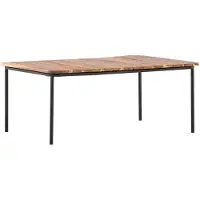 Ebuy24 Penh table de jardin 65x100cm naturel.