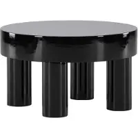 Venture Home Varberg table basse Ø60 cm noir.