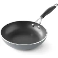Super Merchant Poêle à frire Revêtement antiadhésif nano-céramique(H)mm, Poêle + casserole, Multicolore