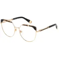 Furla Lunettes de Vue VFU673V 55/16/135 Shiny total rose gold Stainless steel WOMAN VFU673V