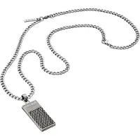 Emaga S14afg01p Necklace Argenté Homme