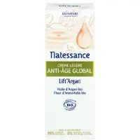 Natessance GLOBAL Lift'argan BIO Crème légère ANTI-AGE 50ML