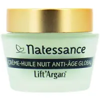 Natessance Crème de Nuit Anti-Âge Globale Bio Lift’Argan 50 ml Crème Pour La Peau