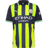 Puma Maillot 'Manchester City 24/25' marine / azur / jaune / blanc