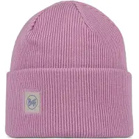 Buff Crossknit Beanie Rose