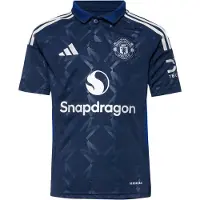 Adidas T-Shirt fonctionnel 'Manchester United 24/25' bleu / bleu foncé / blanc