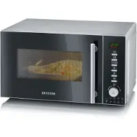 Severin MW 7773 micro-onde Argent, Acier inoxydable Micro-ondes grill Comptoir 20 L 800 W