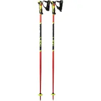 LEKI - Bâtons de ski - Worldcup Lite SL 3D en Aluminium - Taille 105 cm - Rouge