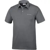 Columbia Nelson Point Short Sleeve Polo Gris S Homme