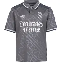 Adidas Real Madrid 24/25 Third Junior Short Sleeve T-shirt Gris 9-10 Years Garçon