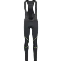 Löffler Loeffler cuissard long M Bike Bib Tights WS Coupe-vent élastique pour Homme-Noir