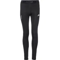Adidas Pantalon de sport 'TECHFIT' noir / blanc