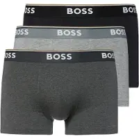BOSS Boxers 'Power' gris foncé / gris chiné / noir / blanc