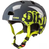 Uvex Casque Kid 3 enfant gris-citron vert Dirtbike taille 51-55 cm S41.4.819.1115
