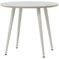 Ebuy24 Plaza table de salle à manger pour enfants Ø60 cm beige.