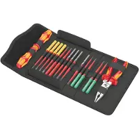 Wera 05006612001 17-pièces Kraftform Kompakt VDE 17 Extra Slim 1 Tool Finder Changer Set In Case