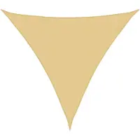 vidaXL Voile d'ombrage sable 4x4x4 m 100 % polyester oxford