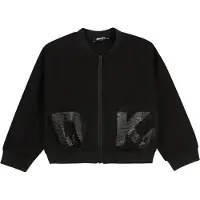 DKNY D60243 Sweatshirt Noir 14 Years Fille