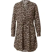 ONLY Robe-chemise 'ONLCory' marron / noir